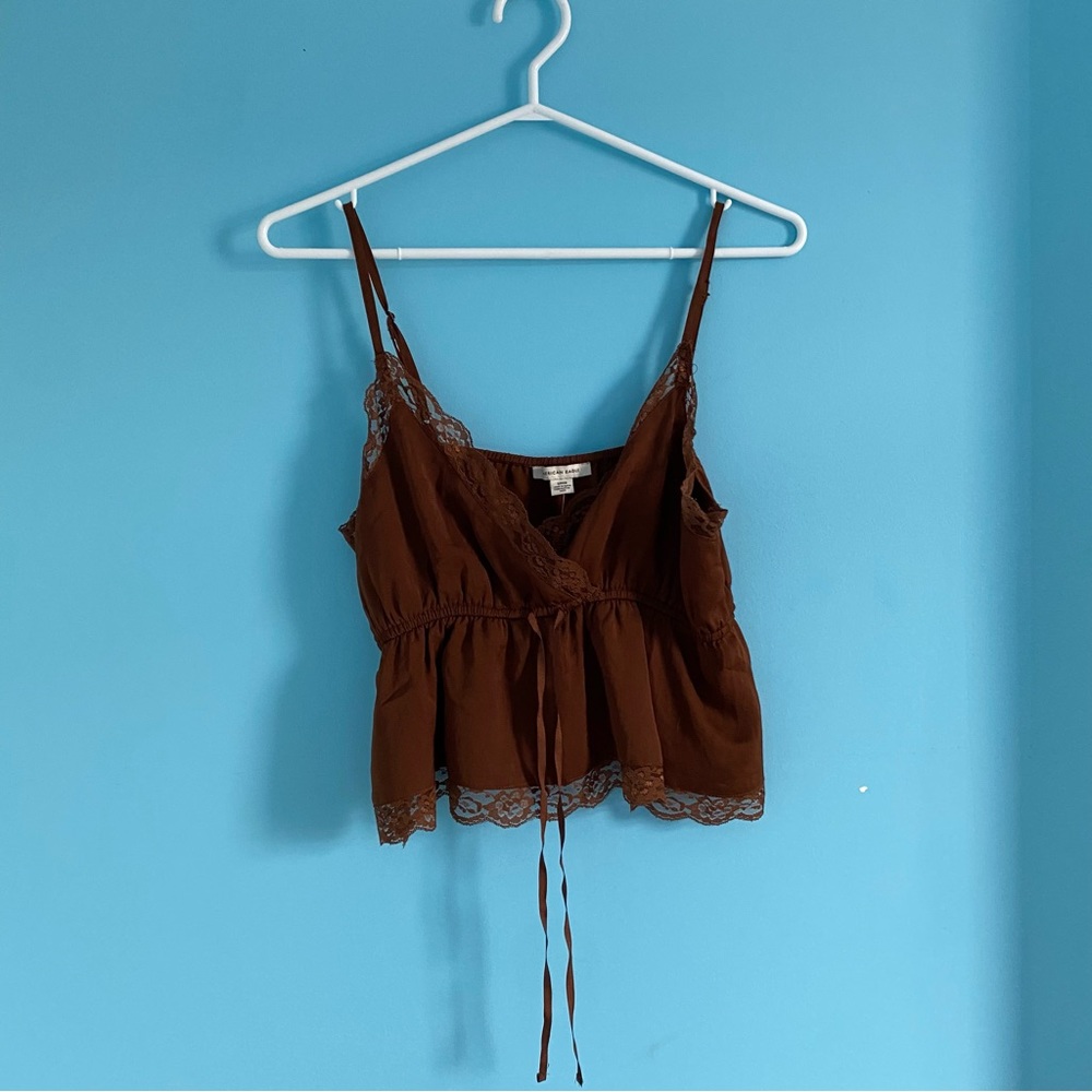 american eagle lace blouse